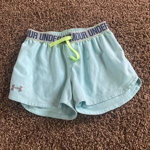 Under armour, size medium, green/blue